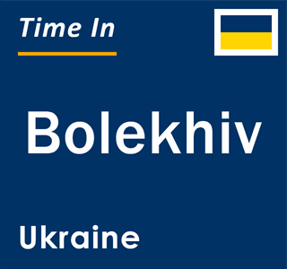 Current local time in Bolekhiv, Ukraine