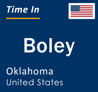 Current local time in Boley, Oklahoma, United States