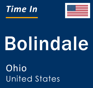 Current local time in Bolindale, Ohio, United States