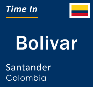 Current local time in Bolivar, Santander, Colombia