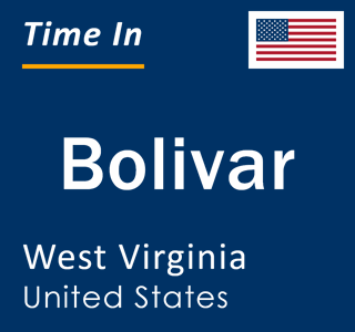 Current local time in Bolivar, West Virginia, United States