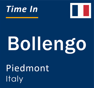 Current local time in Bollengo, Piedmont, Italy