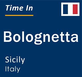 Current local time in Bolognetta, Sicily, Italy