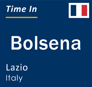 Current local time in Bolsena, Lazio, Italy