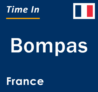 Current local time in Bompas, France