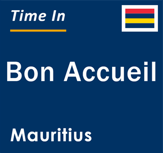 Current local time in Bon Accueil, Mauritius