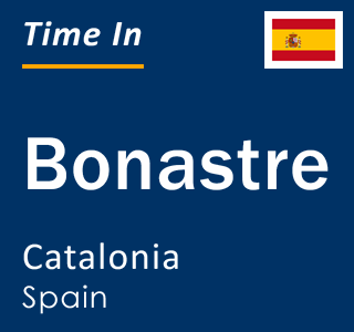 Current local time in Bonastre, Catalonia, Spain