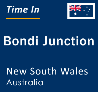 Current local time in Bondi Junction, New South Wales, Australia
