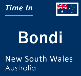 Current local time in Bondi, New South Wales, Australia