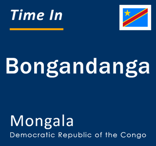 Current local time in Bongandanga, Mongala, Democratic Republic of the Congo