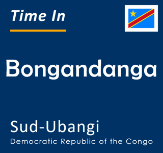 Current time in Bongandanga, Sud-Ubangi, Democratic Republic of the Congo