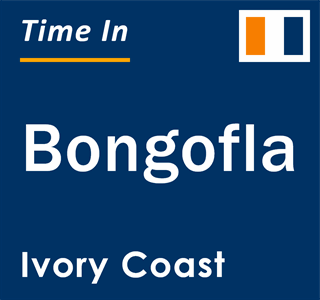 Current local time in Bongofla, Ivory Coast