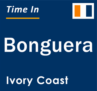 Current local time in Bonguera, Ivory Coast