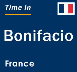 Current local time in Bonifacio, France