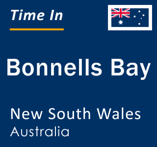 Current local time in Bonnells Bay, New South Wales, Australia