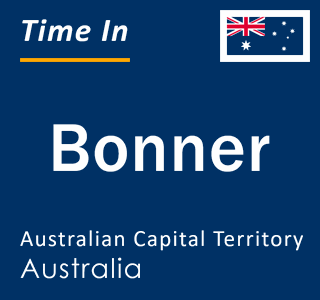 Current time in Bonner, Australian Capital Territory, Australia