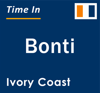 Current local time in Bonti, Ivory Coast