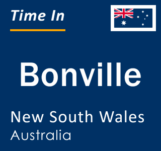 Current local time in Bonville, New South Wales, Australia