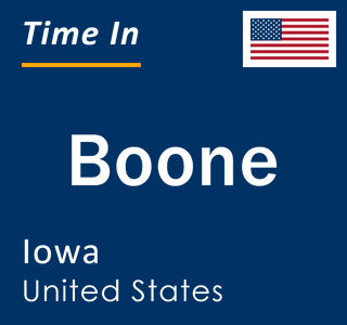 Current local time in Boone, Iowa, United States