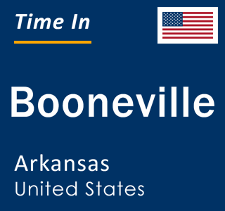 Current local time in Booneville, Arkansas, United States