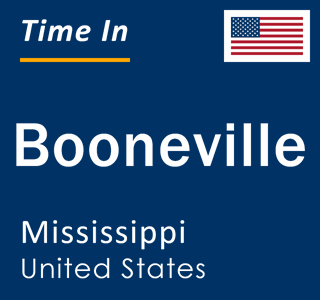 Current local time in Booneville, Mississippi, United States