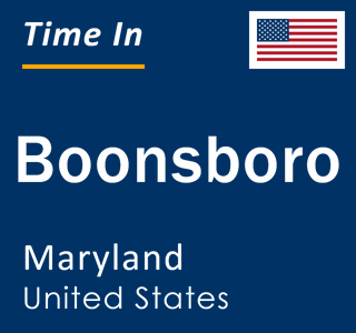 Current local time in Boonsboro, Maryland, United States