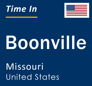 Current local time in Boonville, Missouri, United States