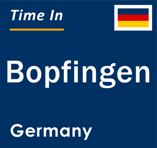 Current local time in Bopfingen, Germany