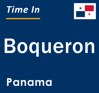 Current local time in Boqueron, Panama