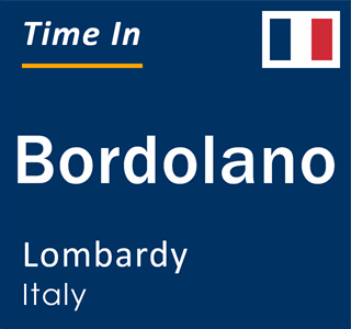 Current local time in Bordolano, Lombardy, Italy