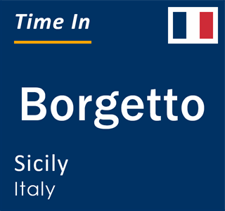 Current local time in Borgetto, Sicily, Italy