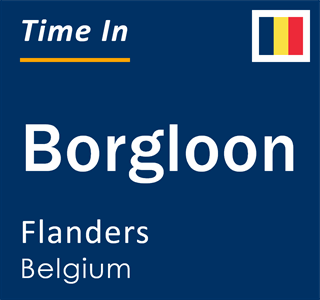 Current local time in Borgloon, Flanders, Belgium