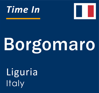 Current local time in Borgomaro, Liguria, Italy