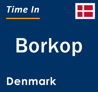 Current local time in Borkop, Denmark