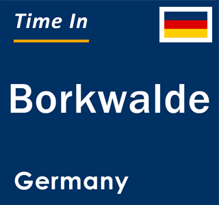 Current local time in Borkwalde, Germany