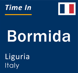 Current local time in Bormida, Liguria, Italy