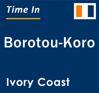 Current local time in Borotou-Koro, Ivory Coast