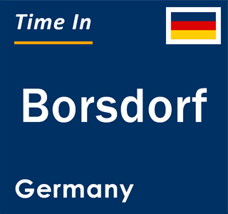 Current local time in Borsdorf, Germany