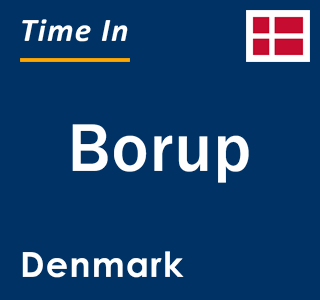 Current local time in Borup, Denmark