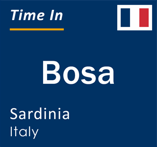 Current local time in Bosa, Sardinia, Italy