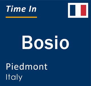 Current local time in Bosio, Piedmont, Italy