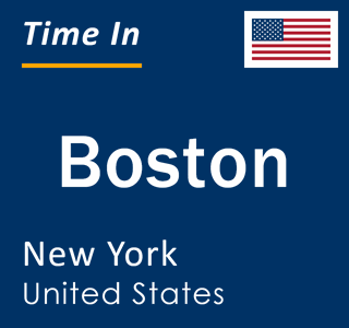 Current local time in Boston, New York, United States