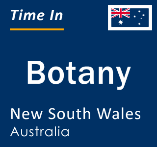 Current local time in Botany, New South Wales, Australia