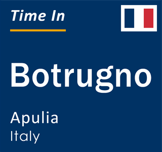 Current local time in Botrugno, Apulia, Italy