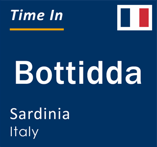 Current local time in Bottidda, Sardinia, Italy