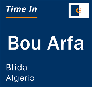 Current local time in Bou Arfa, Blida, Algeria
