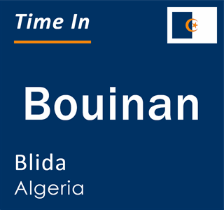 Current local time in Bouinan, Blida, Algeria