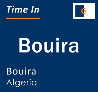 Current local time in Bouira, Bouira, Algeria