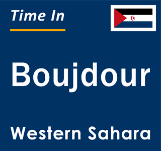 Current local time in Boujdour, Western Sahara