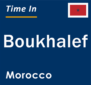 Current local time in Boukhalef, Morocco